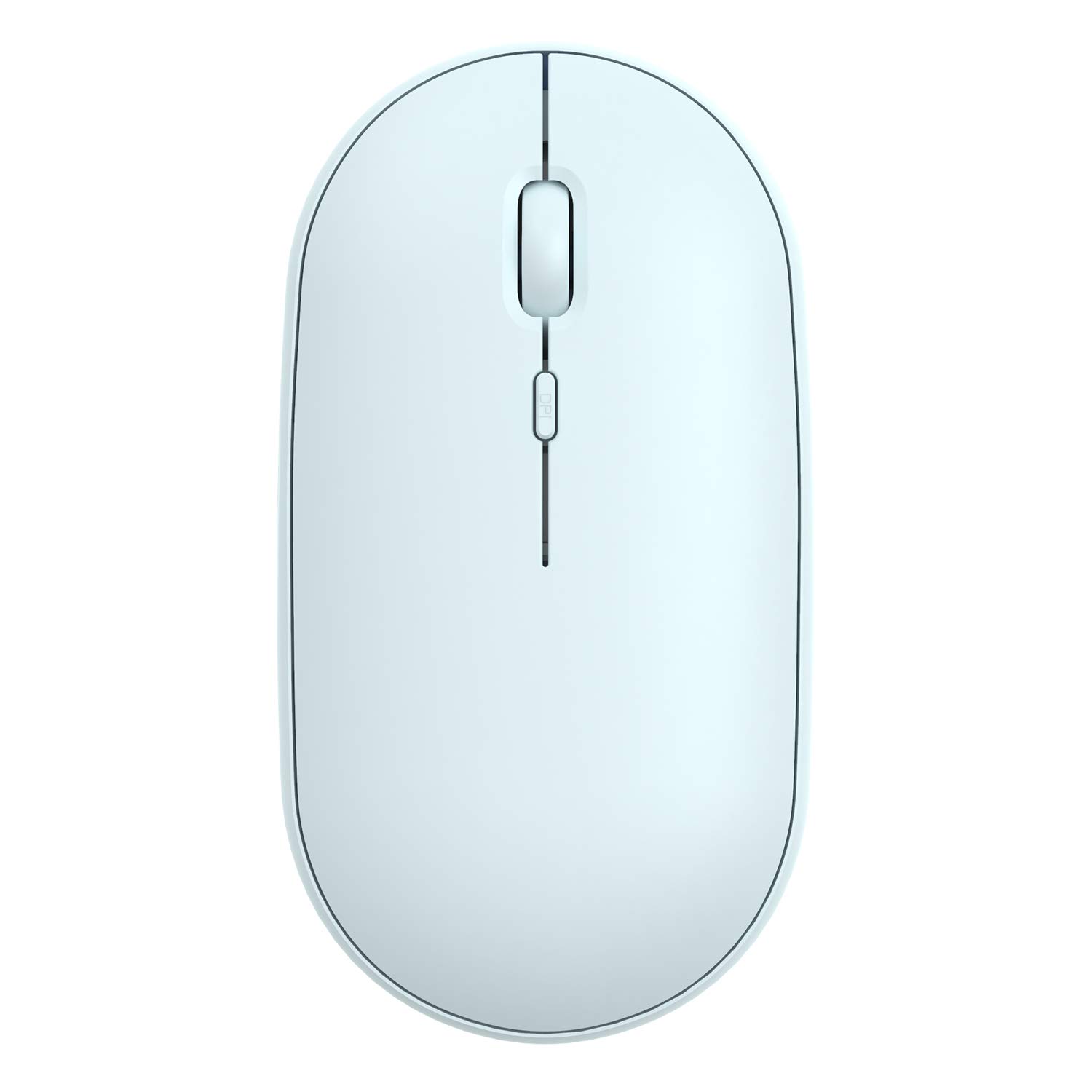 3 Adjustable DPI ,Wireless Mouse, 2.4G Noiseless Mouse with USB Receiver - QIJIAYI Portable Computer Mice for PC, Tablet, Laptop with Windows System (Blue)