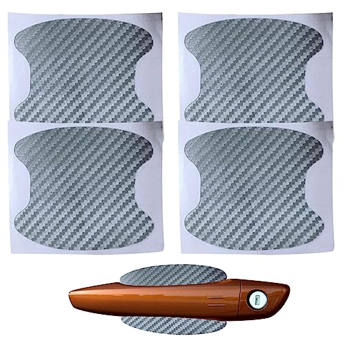 Películas fibra carbono 3D | filme maçaneta da porta do carro,Proteção pintura lateral da porta à pr