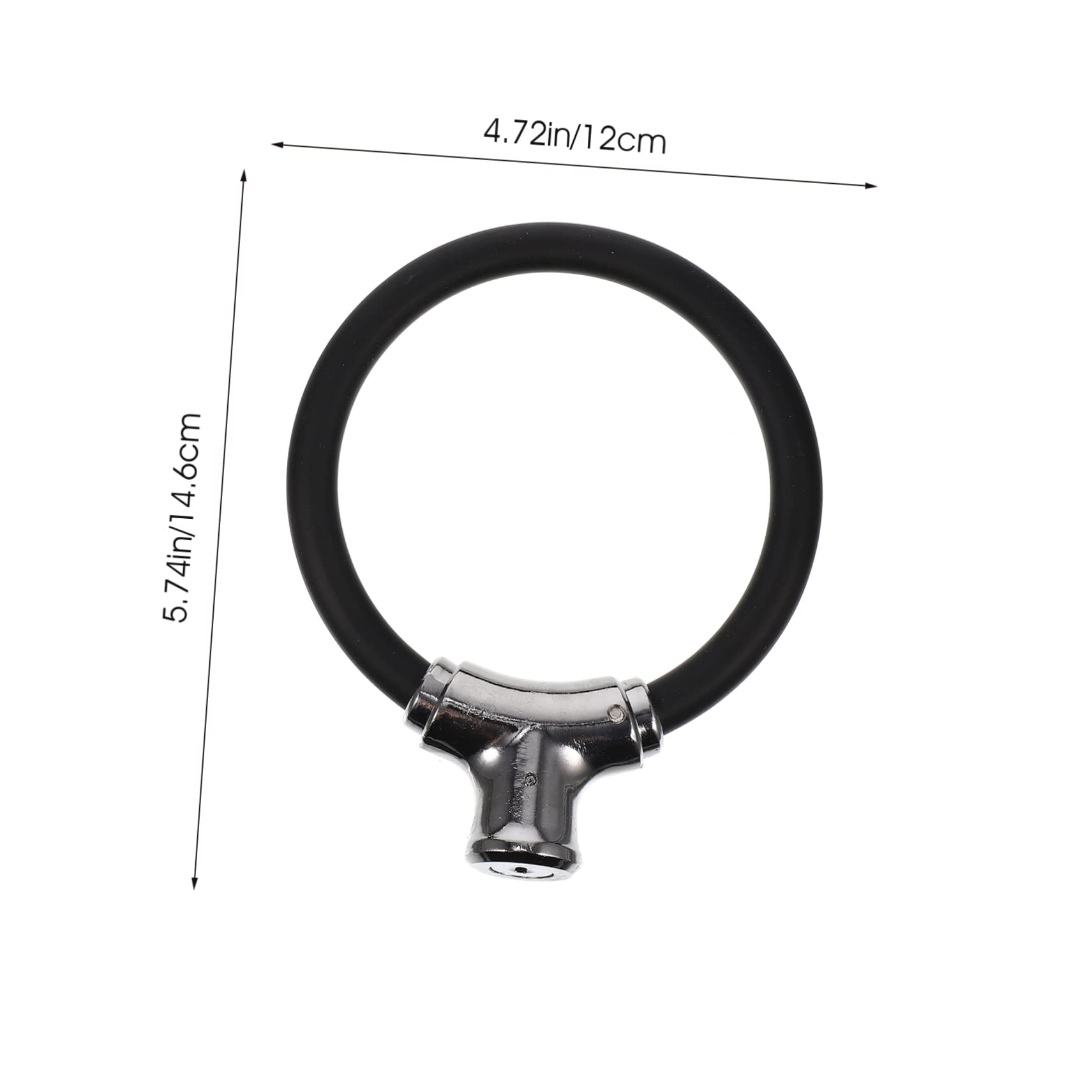 Happyyami 1Set Professional Portable Bike Security with Keys for Outdoor Use Simple Style Durable Protection for Bicycles and Electric Bikes for Commuters