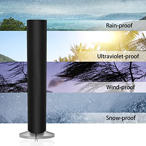 Tower Fan Cover,Waterproof&Dustproof Fan Cover,Standing Fan Covers,Floor Fan Cover,Oscillating Tower Fan Covers With Remote Outdoor Or Indoor Stand Up Fan Cover For Home,Bedroom,Office（Only Cover)） #TOP6