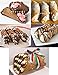 YsesoAi Set of 16 Stainless Steel Cannoli Form Tubes, Cream Roll Mold, Diagonal Shaped, Free Standing Cone Shape (8 Pcs Each Style)