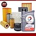 KIT TAGLIANDO CON 4 FILTRI MISTI (FILTRO OLIO, FILTRO ARIA, FILTRO CARBURANTE E FILTRO ABITACOLO) + 4 LITRI DI OLIO MOTORE TOTAL 5W30