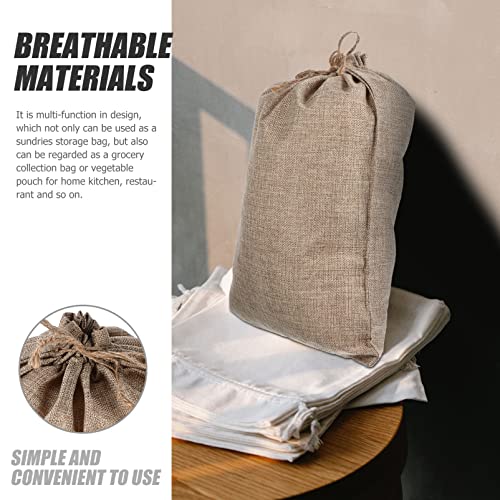 DOITOOL 6 pçs sacos cordão suprimentos cm presente para sacos de frutas doces artesanato vegetal mus
