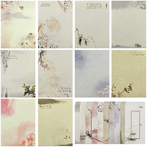 60 pcs stationary paper writing paper letter paper set …