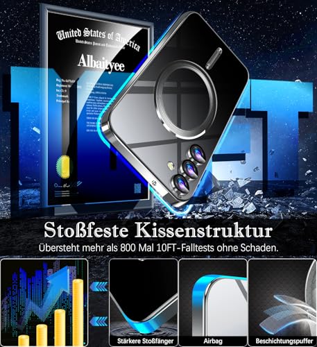 Coque Samsung Galaxy S24 Plus antichoc et fine couleur argent - 3