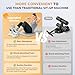 Sit up Bar Foot Holder Heigh Adjustable, Portable Sit Up Exercise Equipment with 2 Strong Suction Cups, Ab Machine for Home Workout for Men and Women