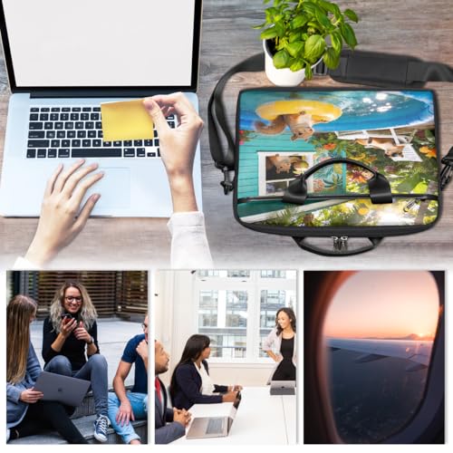 Bolso para laptop 15 pulgadas con correa ajustable miniatura 6