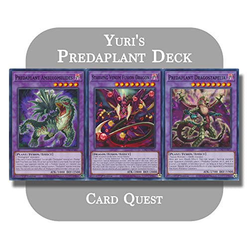 YU-GI-OH! ARC-V - Baraja completa de fusión Predaplant de Yuri