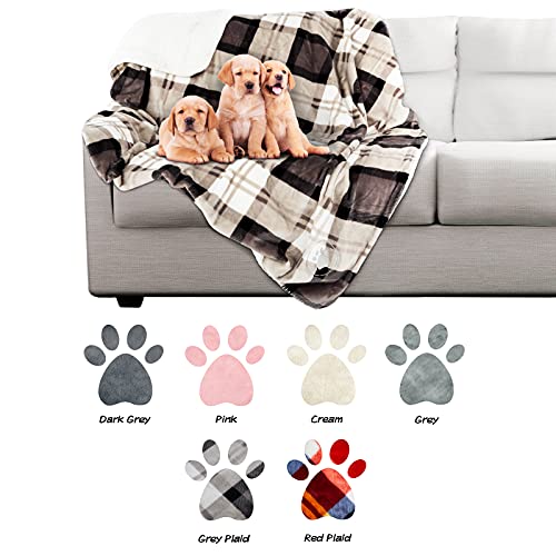 Petmaker Pet Blanket - Reversible Waterproof Plaid Throw Protects Couch, Car, And Bed From Spills, Stains, Or Fur - Dog And Cat Blankets (Gray) #TOP7