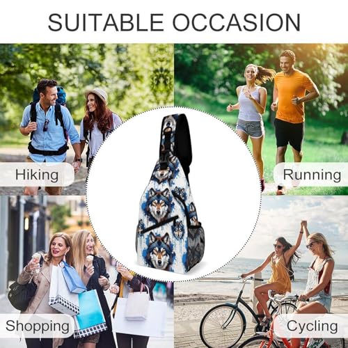 Bolso ligero tipo bandolera ajustable para hombre y mujer miniatura 6