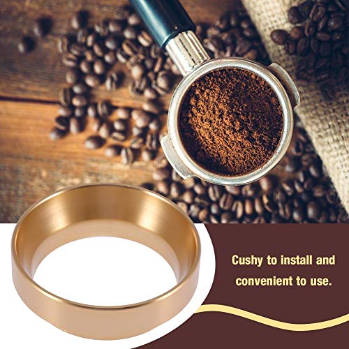 Diyeeni Coffee Dosing Ring Universal 58 mm,Portafiltros Espresso Dosing Funnel Durable y Práctico Aluminium Dosing Ring (rojo) - Imagen 4