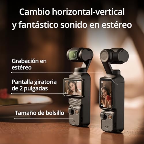 Cámara Osmo Pocket 3 con micrófono para creadores de contenido 4