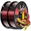 Silk red gold black x 2 kg