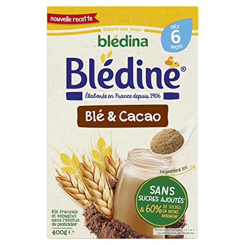 Blédina - Préparation à base de céréales instantanées, cacao, 400g Cover