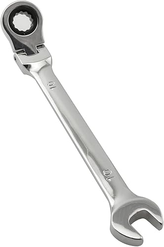 RLECS Llave de trinquete flexible de 0394in llave inglesa reversible de 180 grados reparación de automóviles herramientas manuales llave combinada