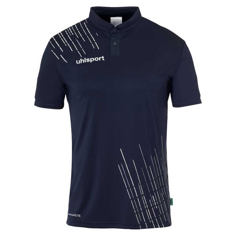 uhlsport Boys Sports Polo, Marine/White, 140