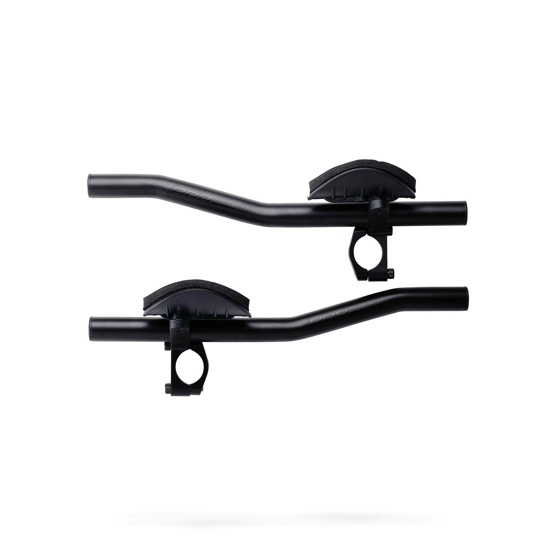 BBB Cycling AeroLight Barres Triathlon en Aluminium | Aerobar en S pour Vélos de Route avec Coussins de Bras en EVA | Compatible avec Guidons de 25,4/31,8 mm | BHB-58