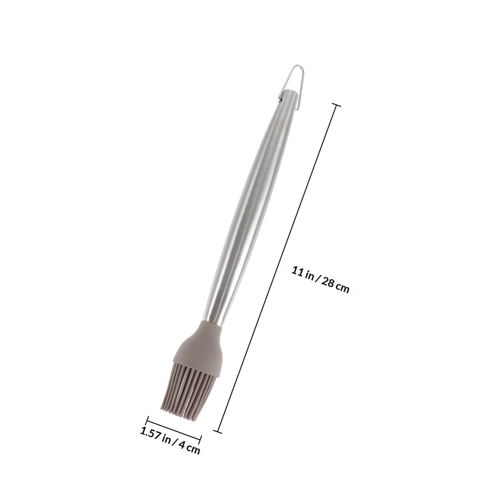 Stainless Steel Silicone Basting Brush for Grill and Pan