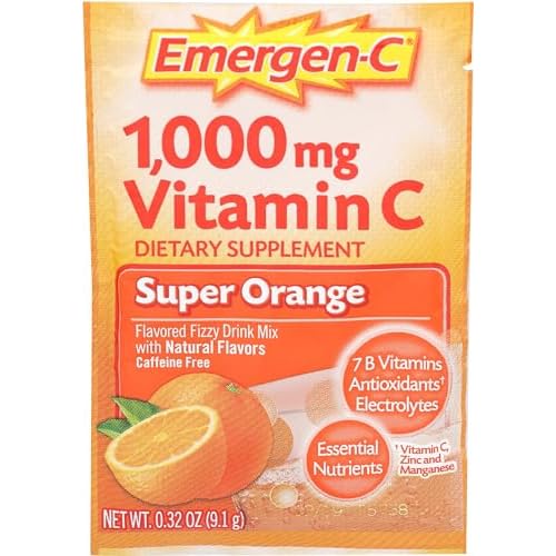 Alacer Super Orange Emergen C Packet, 0.32 OZ
