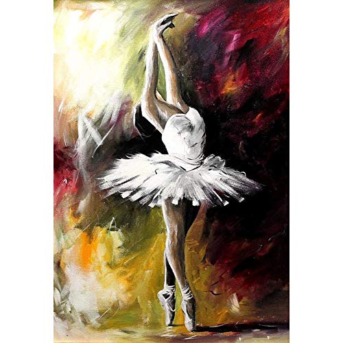 DIY 5D pintura de diamantes, Sunnay de imitación de cristal imágenes manualidades,Bailarina...