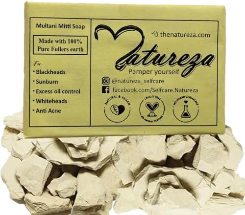 Natureza Organic Bentonite Clay soap Deep Cleansing Mineral Soap ...