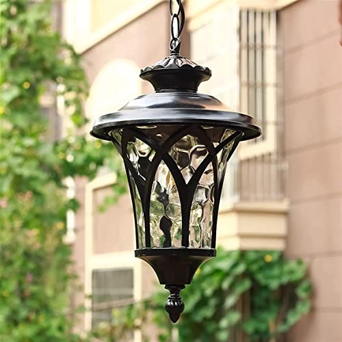 Lampes suspendues de jardin étanches et plafonniers de balcon vintage en métal 32cm - 2