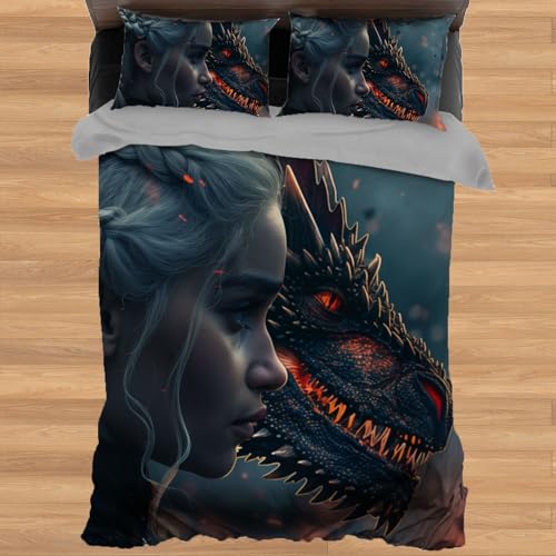 Generisch Juego de ropa de cama con estampado