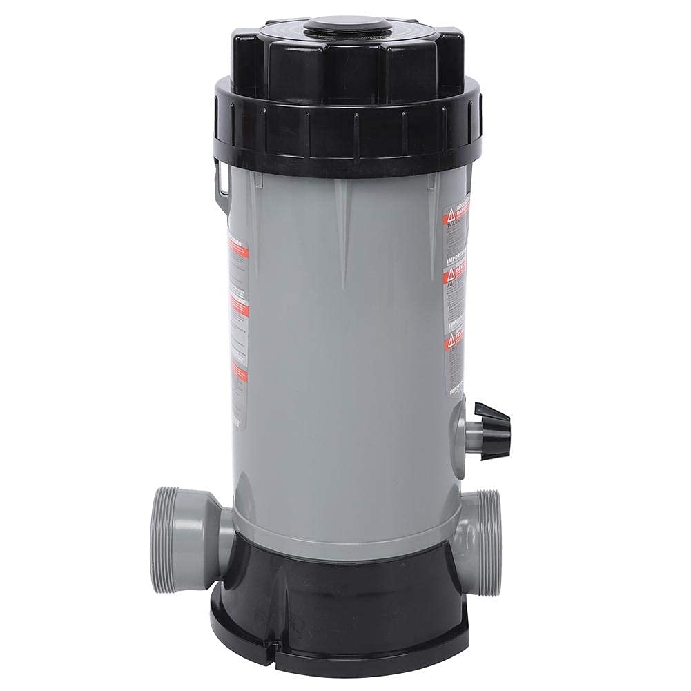 Dosatore Cloro Piscina, PVC Dispenser Cloro Per Piscina Cloratore Automatico Facile da Usare Per Piscine