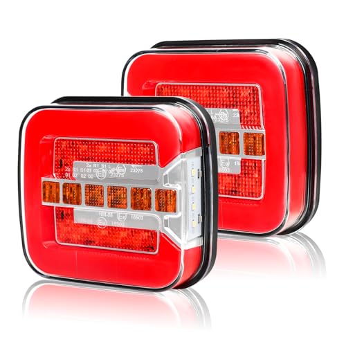 Feu arrière remorque LED rond universel pour remplacer vos blocs cassés