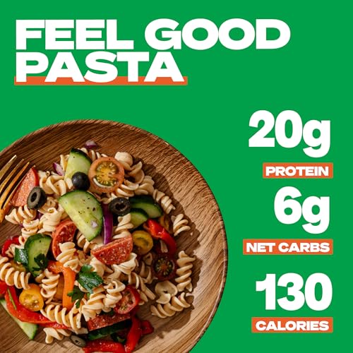 Kaizen Low Carb Keto Pasta Fusilli - High Protein (20g), Gluten-Free, Keto-Friendly (6g Net), Plant-Based Lupini Noodles made w/High Fiber Lupin Flour - 8 ounces (Pack of 3) - Image 4