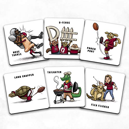 Image of YouTheFan NCAA Officially-Licensed Memory Match Game - Humorous, Team-Specific, Original Hand-Drawn Artwork, Fun for the Whole Family, for Fans Young and Old