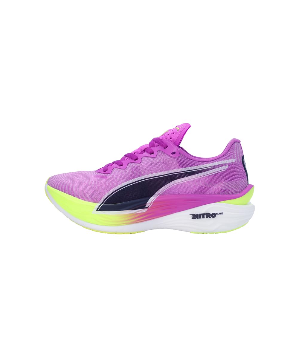 PUMA Mujeres Deviate Nitro Elite 3 Zapatillas para Correr Zapatilla De Competición Pure Magenta-Yellow Alert - Lila 38