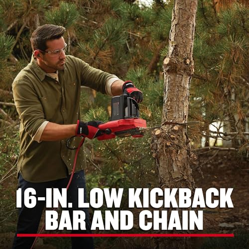 image for CRAFTSMAN Electric Chainsaw, 16 Inch, 12 Amp Corded Chain Saw Electric