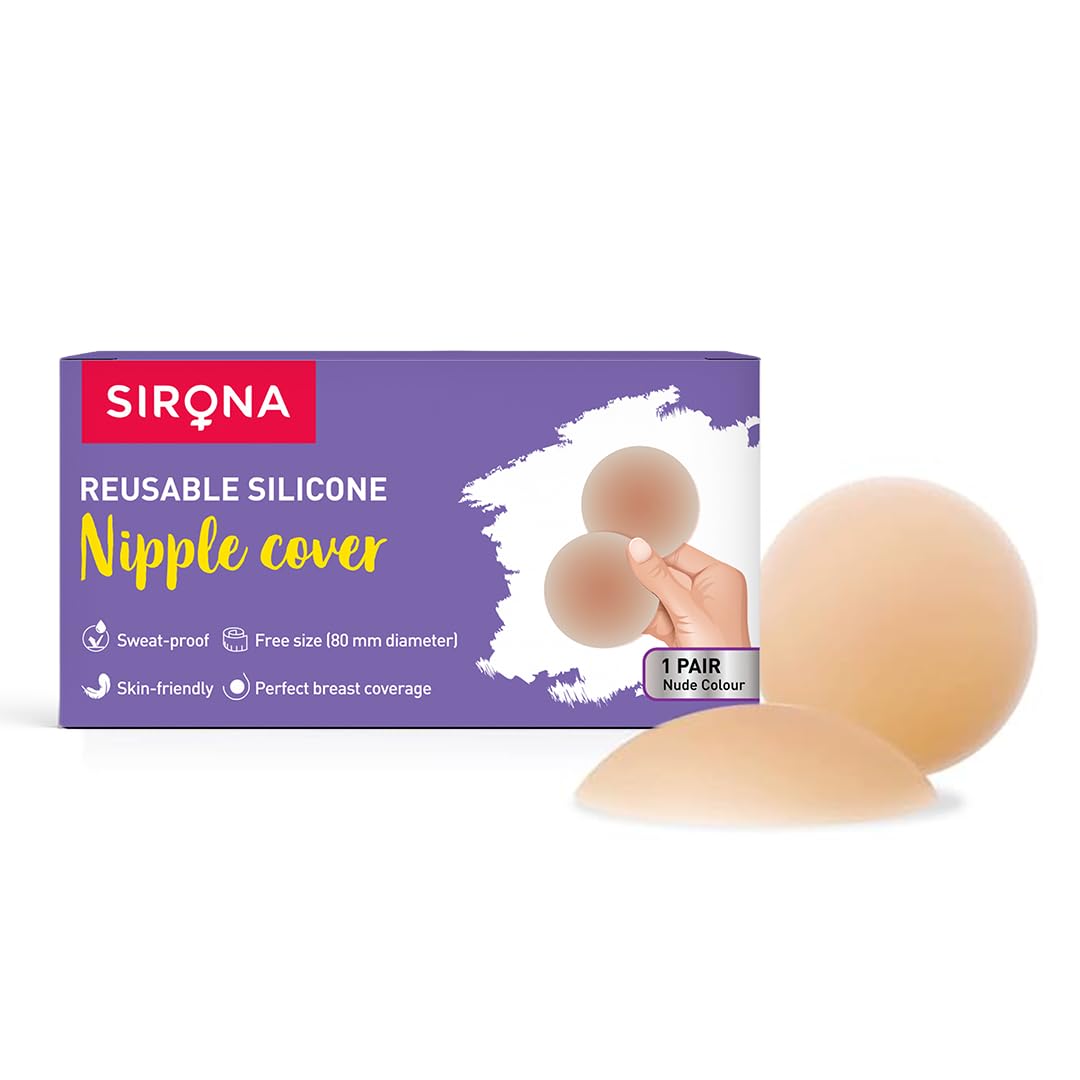 Silicone Nipple Cover Reusable & Invisible for Women – 1 Pair | Adhesive Nipple Bra-image-43