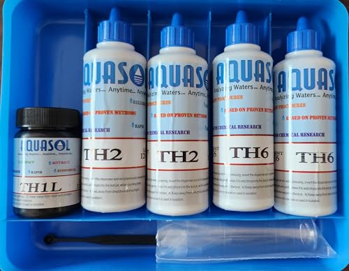 Image of Aquasol Total Hardness Test Kit 500 Tests [Range: 50-1000 PPM (MG /L)]