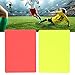 Ejoyous Football Referee Card, red and Yellow Referee Cards, Football Warning and Ejection Cards, disciplinary Cards, for Basketball School Sports Referee Game Trainer