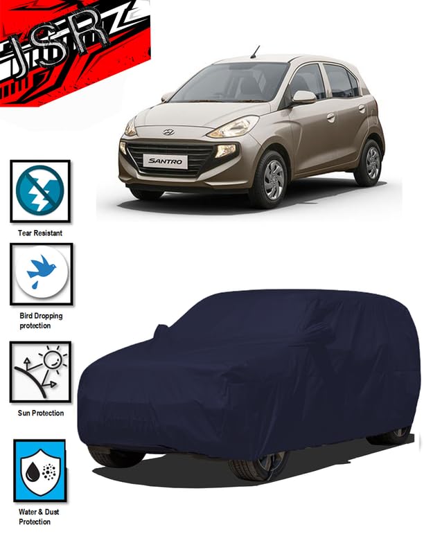 Image of J S R Waterproof Body CAR Cover for Hyundai SANTRO 2020 (Hyundai SANTROCAR Cover | SANTRO CAR Cover | SANTRO CAR Cover Waterproof | CAR Cover for SANTRO)