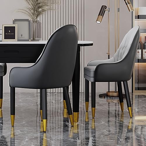 Set da 2 pezzi in pelle PU Esszimmerstühle Moderne gepolsterte Küchenstühle für Wohnzimmer Schlafzimmer & Esszimmer Stilvoller Komfort & Langlebigkeit