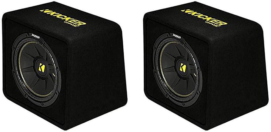 Amazon.co.jp: KICKER 12インチ 600ワット 4オーム CompC 通気口付き