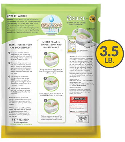 Purina Litter Tidy Cat Breeze Pellets, 3.5 lb, 2 Packs - Image 4