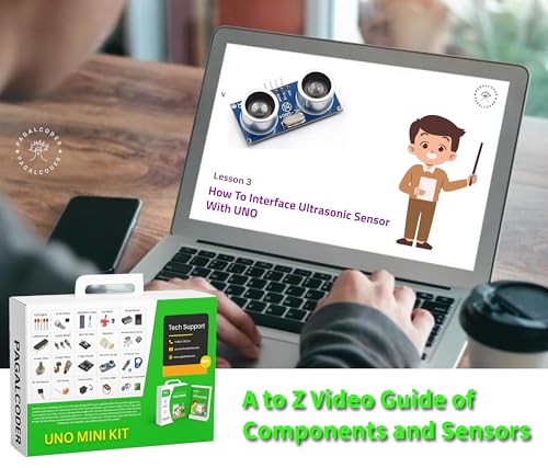 Image of UNO MINI KIT for Ultimate Beginners | with UNO SMD Development Board | with Free Video Course Inside | Best Kit for Learning Basic Coding Skills
