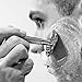 WEISHI Butterfly Open Double Edge Safety Razor for Men, Chrome Long Handle with 5 Stainless Razor Blades Included, Reusable Wet Shave Tool for Smooth, Close Shave