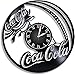 Wanggang Coca cola Marque Logo Design Cadeau Disque Vinyle Rétro Horloge Murale Anniversaire Nouvel an De Noël Cadeau d'anniversaire Personnalité Créative Maison Design Décoration Murale