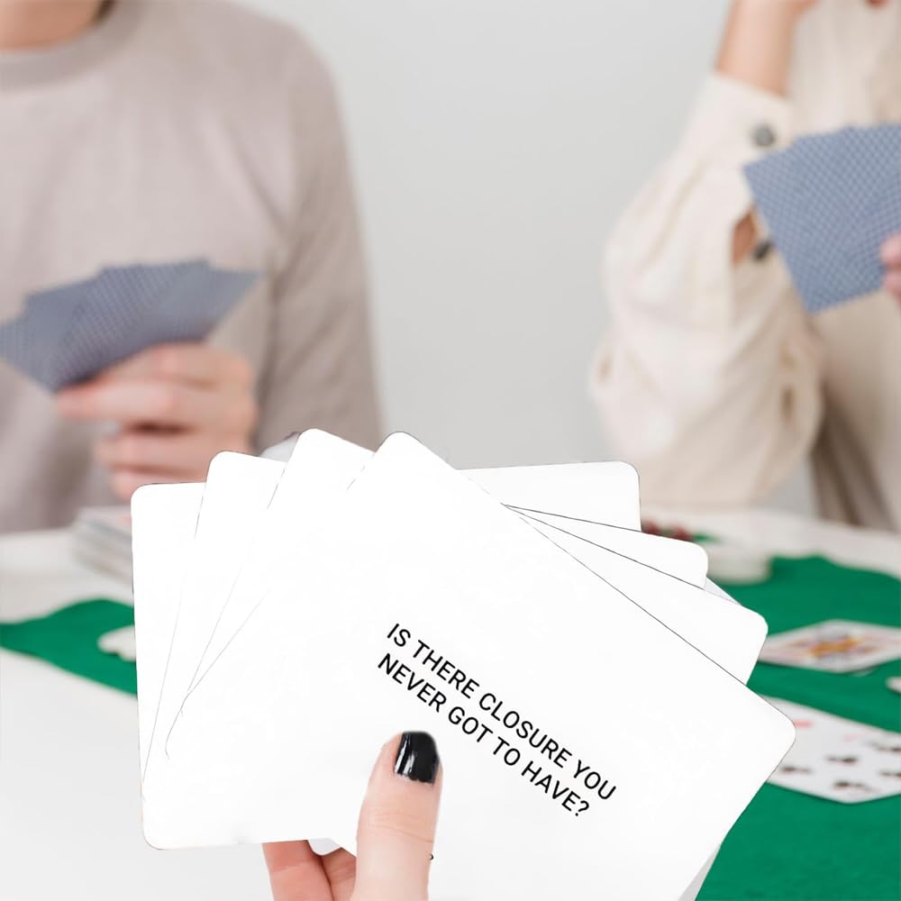 Ieron How Deep Will You Go Card Game Icebreaker Conversation Cards Deep Conversation Card Game Fun Family Party Card Game Adult Game Night Trivia Card Game - Image 4