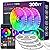 AILBTON 300ft Led Strip Lights(3 Rolls of 100ft led Lights) Ultra Long Led Light Strip with App Voice Control Remote,5050 RGB Music Sync Color Changing Led Lights for Bedroom,Party,Home Decoration