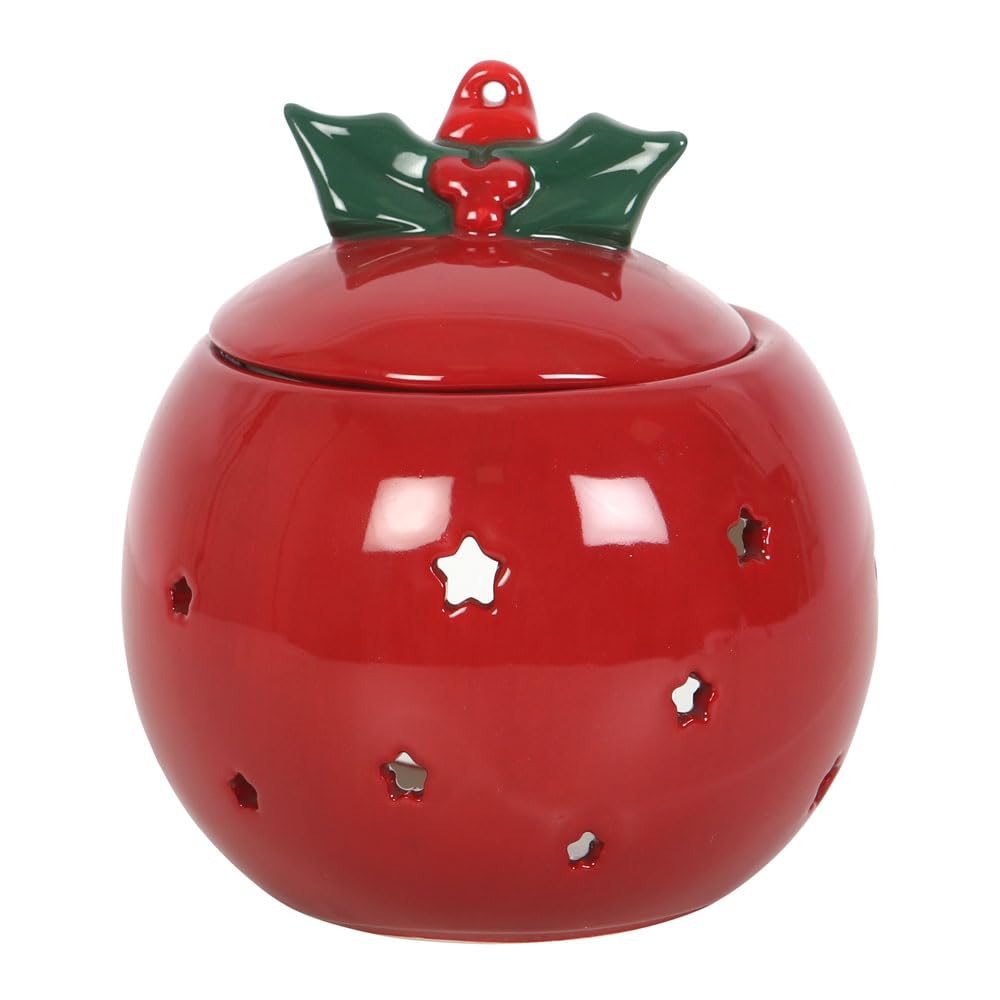 Christmas Wax Melts Burner: Festive Oil Burner for Christmas Decorations and Aromatherapy - Stylish and Fragrant Christmas Decor