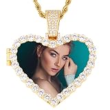Heart Custom Necklace for Girls Personalized Heart Picture Necklace for Women Photo in Heart Pendant
