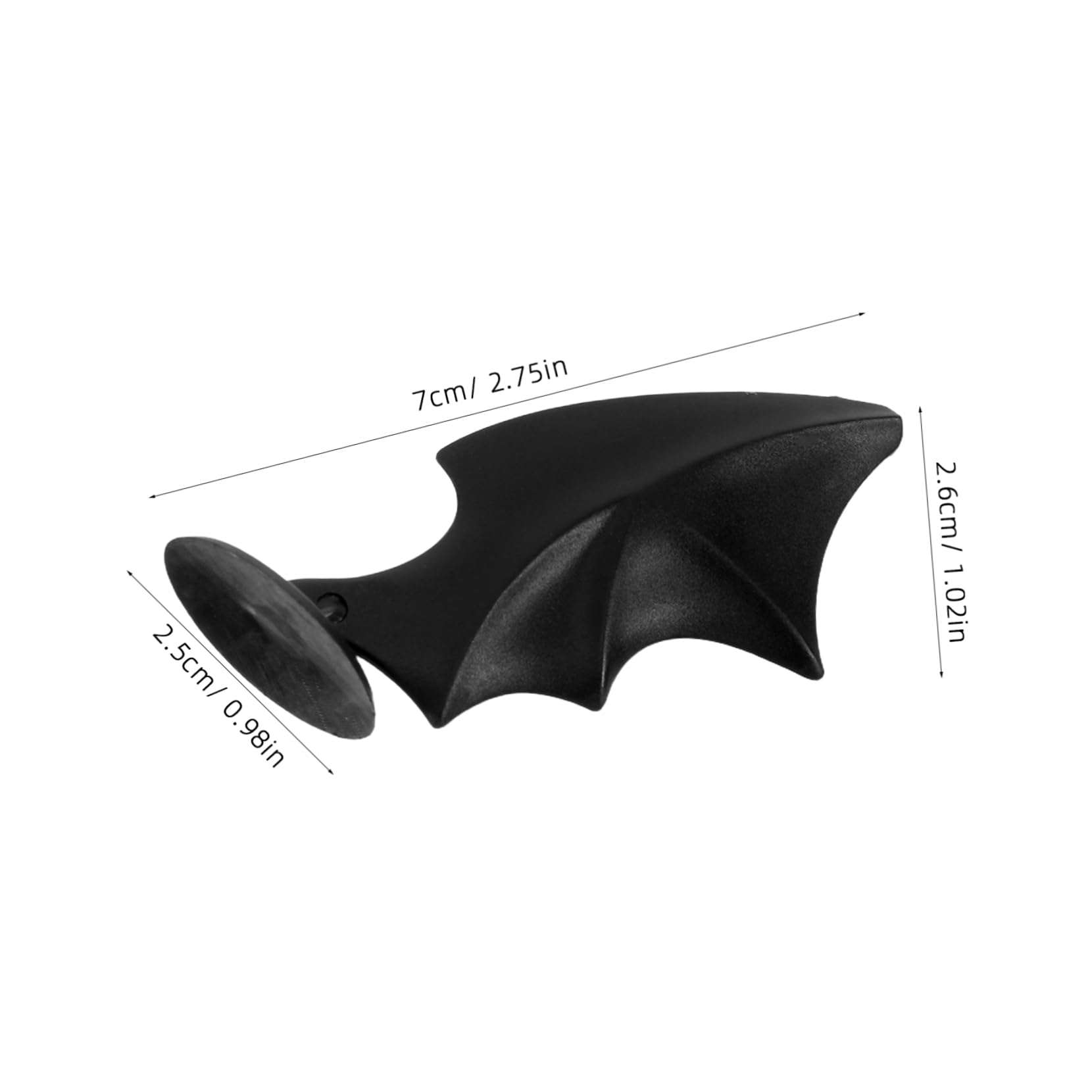 DECHOUS Suction Cup Helmet Wings Plastic Decoration for Electric Scooter Helmets