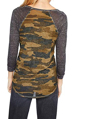 Lucky Brand Women's 3/4 Sleeve Camo Tee - Image 3