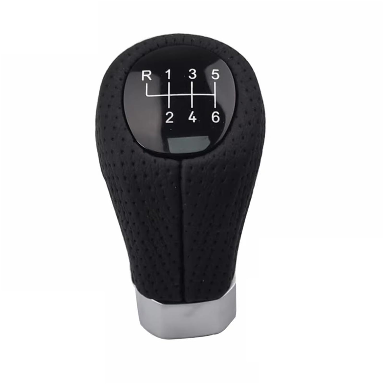 Wsbojxth One Color Gear Stick Compatible With Bmw For E46 330I 330Ci 330Xi E60 525I 525Xi 528Xi 530I 530Xi 535Xi 545I 550I Gear Bar Knob Head 5/6 Speed Manual Shift Handball(6 Speed Black)